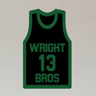 Wright Bros Jersey Sticker for wholesale by Kase Wear