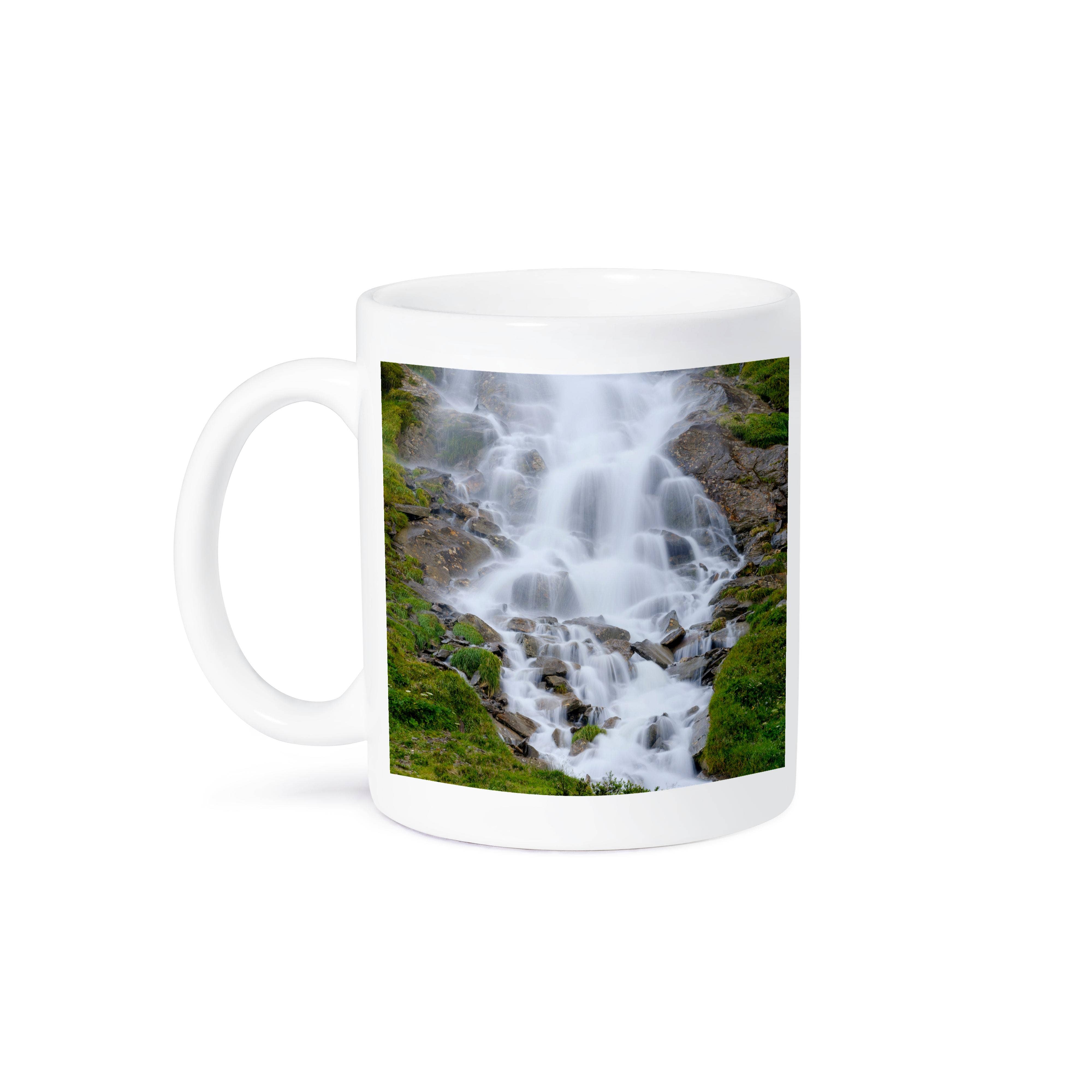 3dRose - Wholesale Coffee Mug - 3dRose, Beilstein waterfall. Otztal Alps in the Naturepark Otztal, Austria., Mug8
