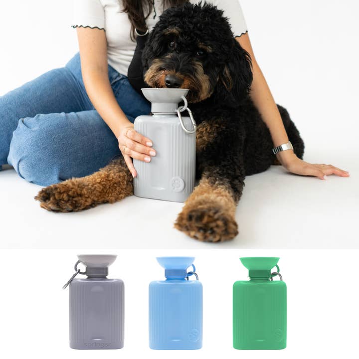 Botella de agua para perros de viaje - Botellón de 44oz (Paquete mixto de 12) para venta al por mayor de Springland Pets