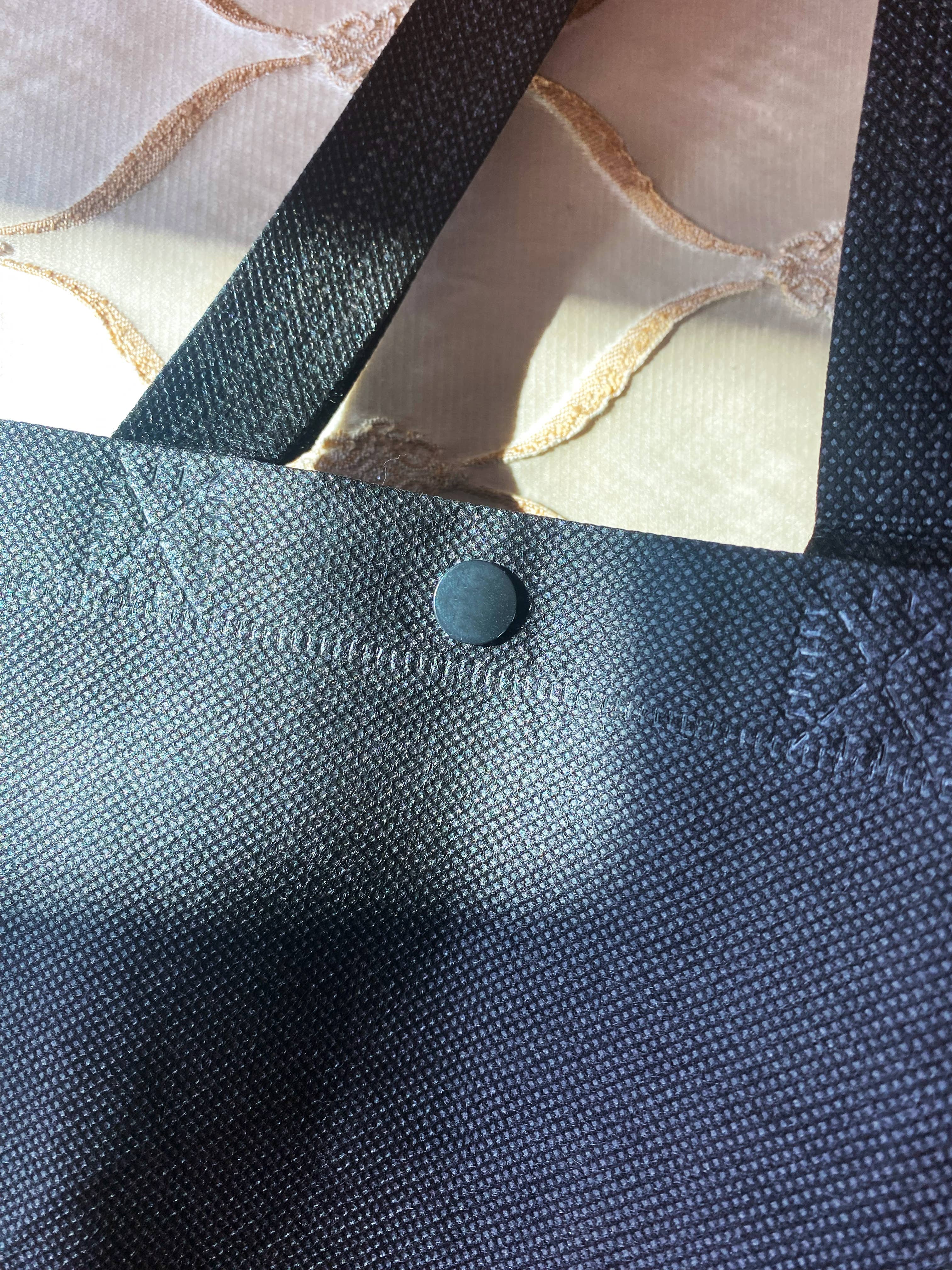 ByHome - Wholesale Gift Bag - 50pcs, 4 Sizes Black Long Handle Button Non-woven Gift Bag2