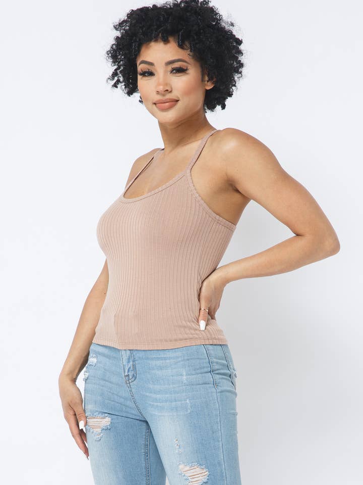 Julia by LoveJ - Wholesale Tank Top - Women's - Rib Racer Back Sleeveless Tank Tops35