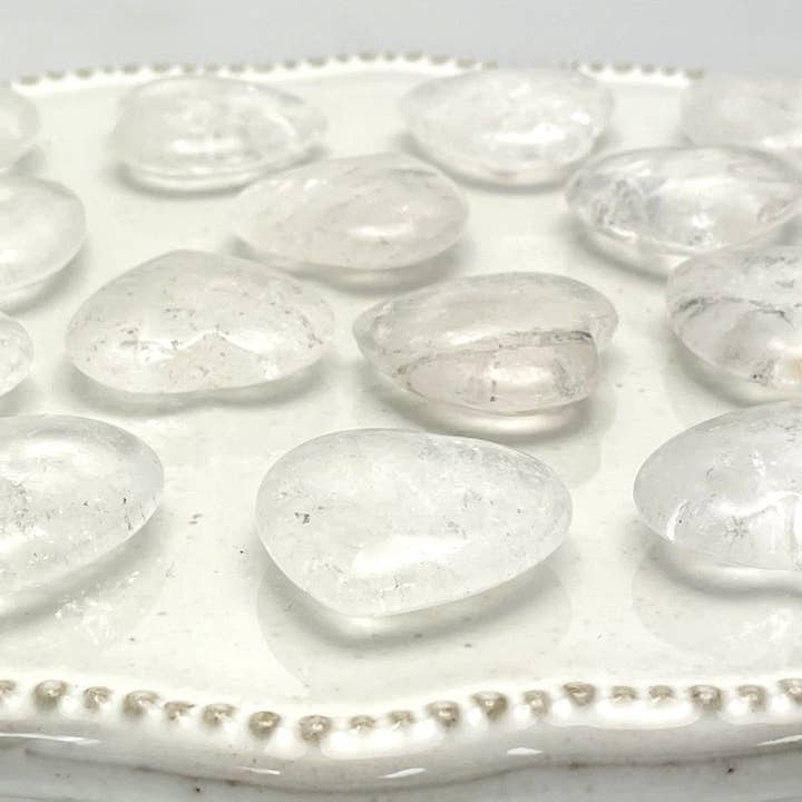Rock Paradise - Vente Pierre et cristal de spiritualité - Cœurs en Cristal de Quartz - Pierres en Forme de Cœur3