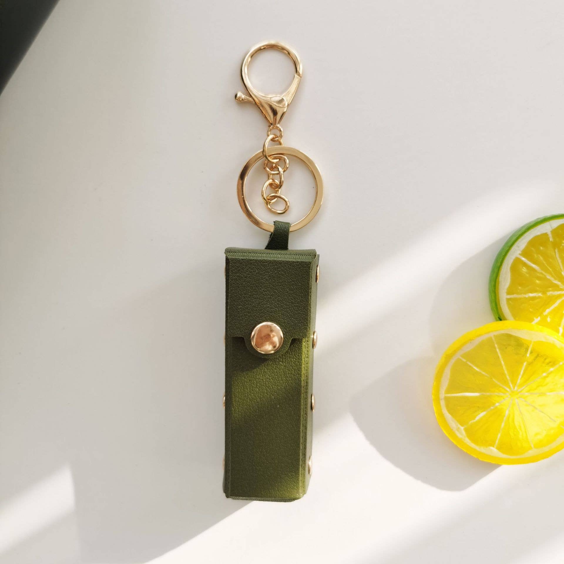 Crave by FW - Vendita all'ingrosso Portachiavi - Donna - Portachiavi Porta Rossetto in Pelle PU9