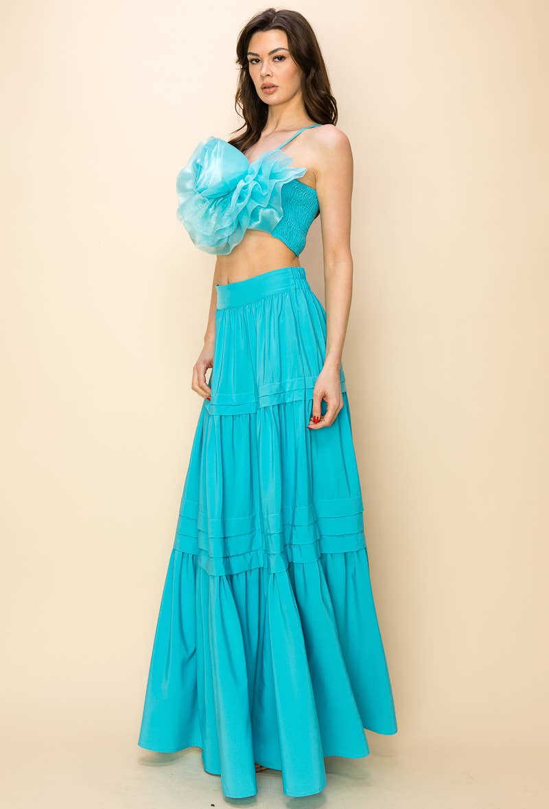 QMP Moda - Wholesale Blouse - Women's - FLOWER TOP WITH ELASTIC BACK AND ZIPPER4