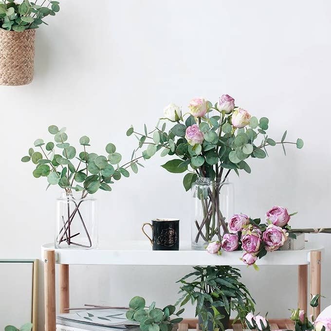 ACNITE(We cover U.S. import duties) - Wholesale Artificial Flowers - Artificial leaves eucalyptus branches wedding floral decor3