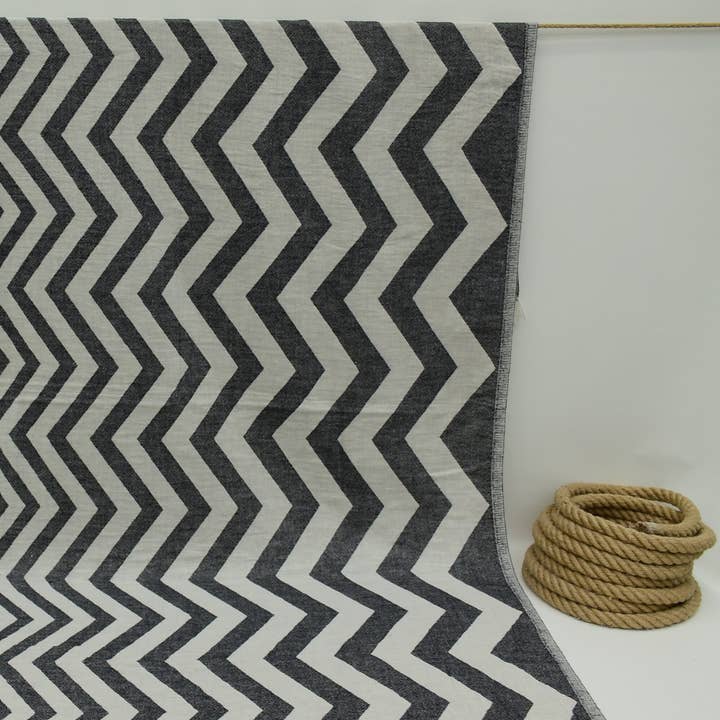 Schwarzes Handtuch, Elegante schwarze Tischdecke für den Großhandel von Organic Turkish Towels
