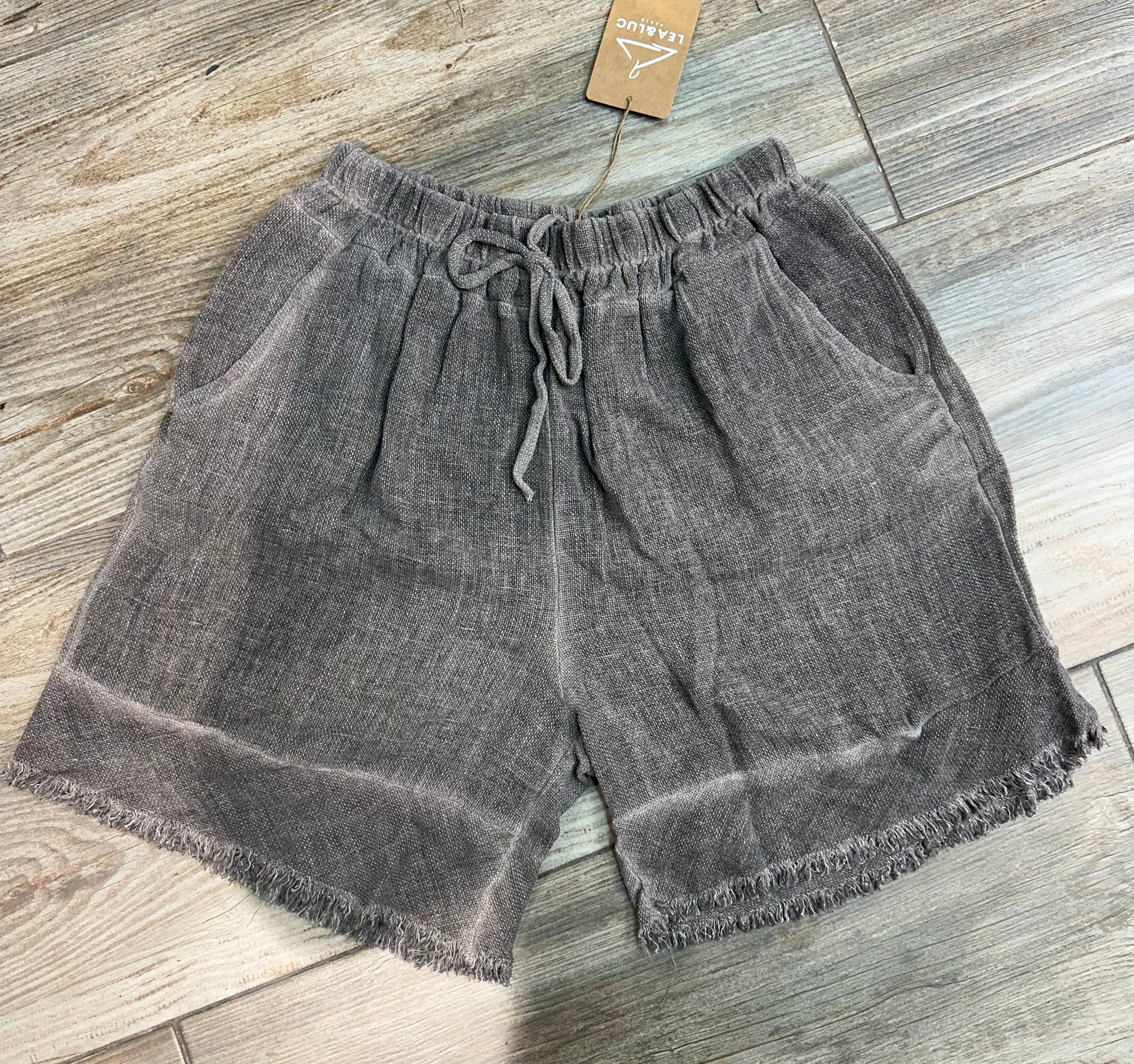 LÉA & LUC - Wholesale Shorts - Women's - Shorts in 50% cotton 50% linen REF. 1007825