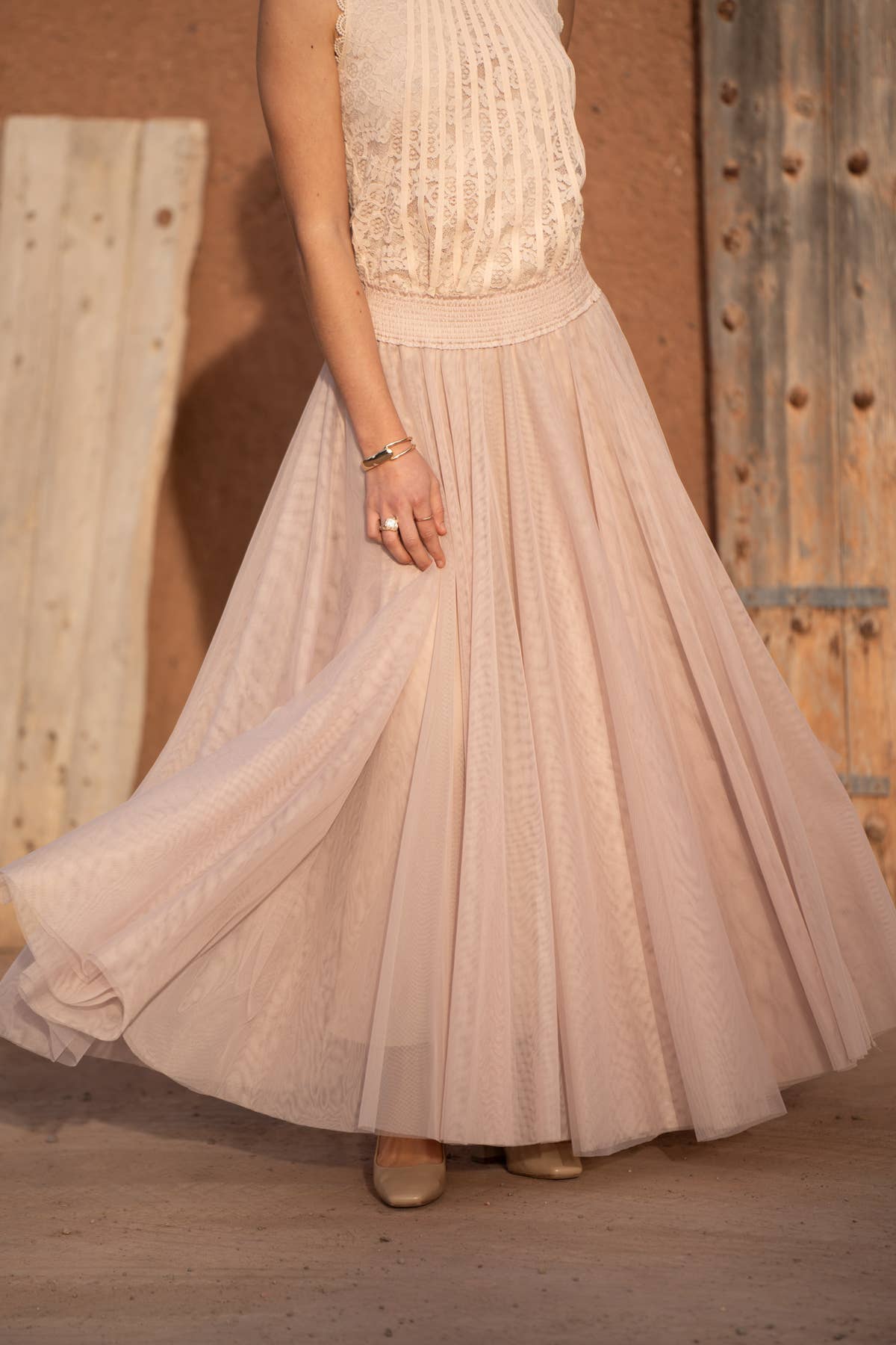 CHOKLATE PARIS - Wholesale Skirt - Women's - Maria tulle maxi length skirt - CK083656