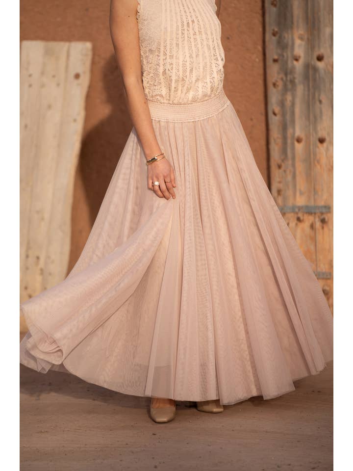 CHOKLATE PARIS - Wholesale Skirt - Women's - Maria tulle maxi length skirt - CK083656