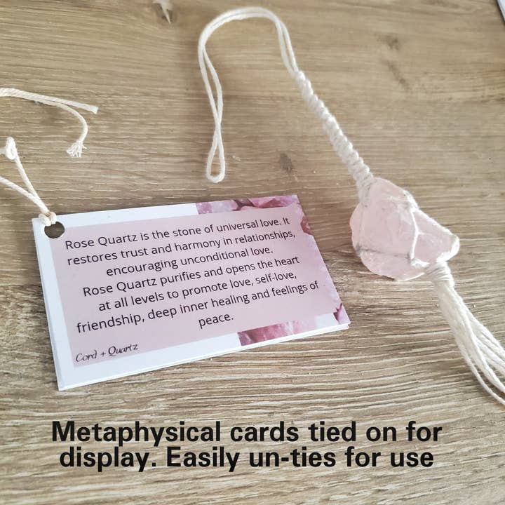 Cord + Quartz - Wholesale Car Decorative Charm - Unisex - Crystal car charms. Rear view mirror accessories.
