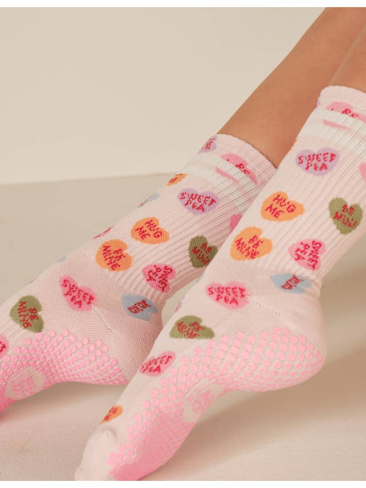 LUCKY HONEY - Vente Chaussettes – femme - La chaussette antidérapante à imprimé tube haut15