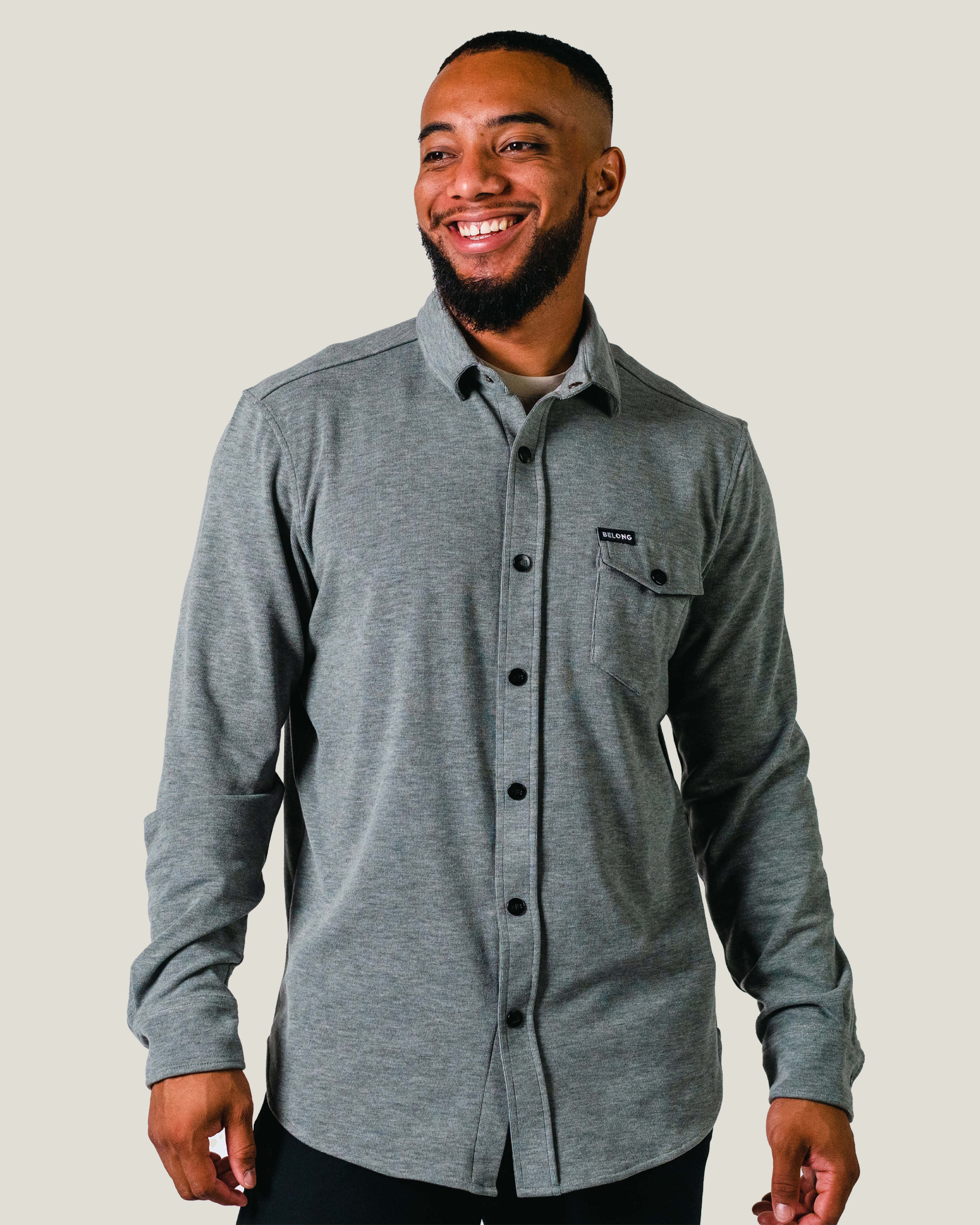 Belong Designs - Wholesale Button Down Shirt - Men's - Men's Sherman Fleece Button Up35