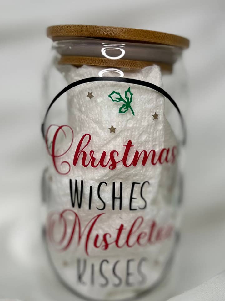 Christmas Wishes Glass for wholesale by HooneyTunes Unlimited
