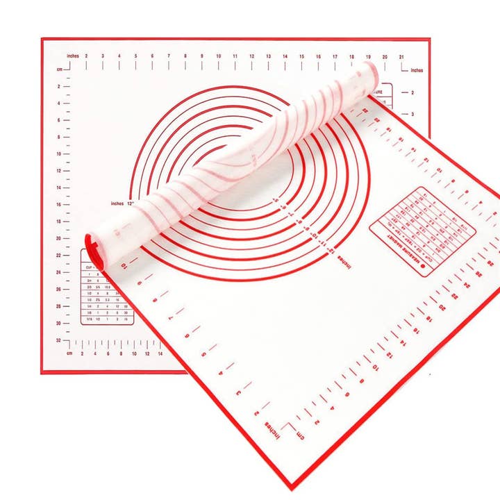 Vigor Path - Wholesale Baking Sheet/Mat - 2 Pack - Non-Stick Silicone Baking Mat - (19.7'x27.6'inch) Pastry Mat with Measurements Perfect for for Pizza, Cake, Fondant, Cookies and Bread Making - Extra Large0