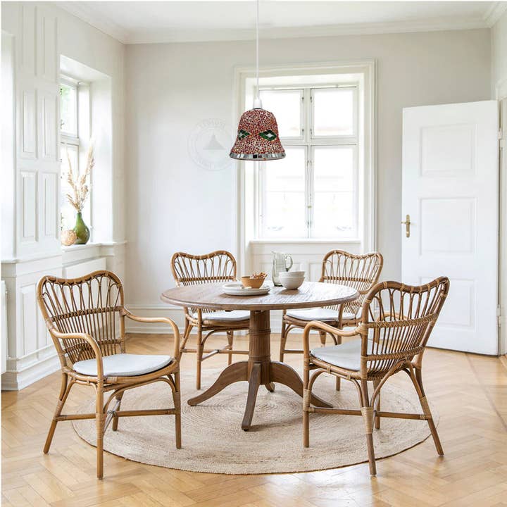 Ledsone - Wholesale Lamp Shade - Vintage Stained Glass Lampshade Traditional Easy Fit Ceiling47