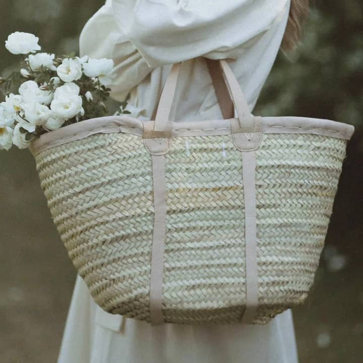 Market Basket - Nude - Kort hengsel (leer) voor wholesale door Mikwi