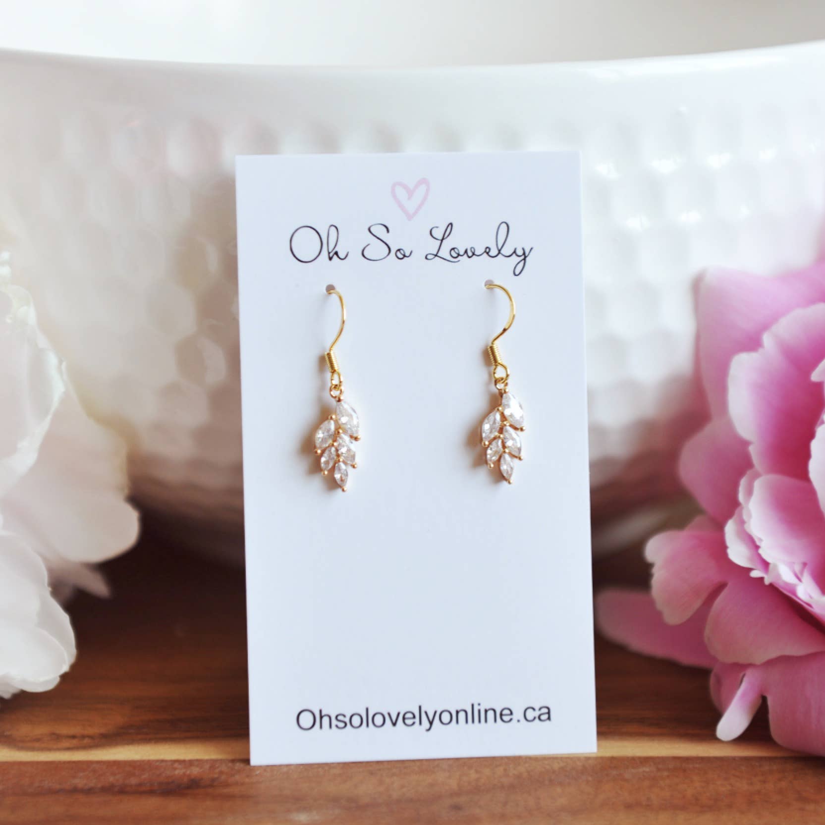 Oh So Lovely – wholesale Dangle earrings – PAISLEY Stunning baby crystal vine earrings3