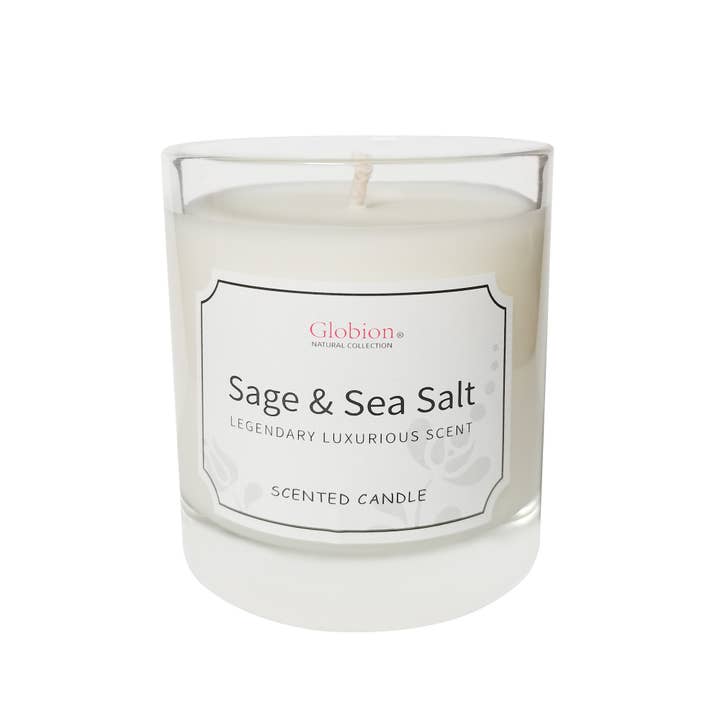 Globion - Wholesale Travel Candles - Globion natural scented candle - Sage & Sea salt2