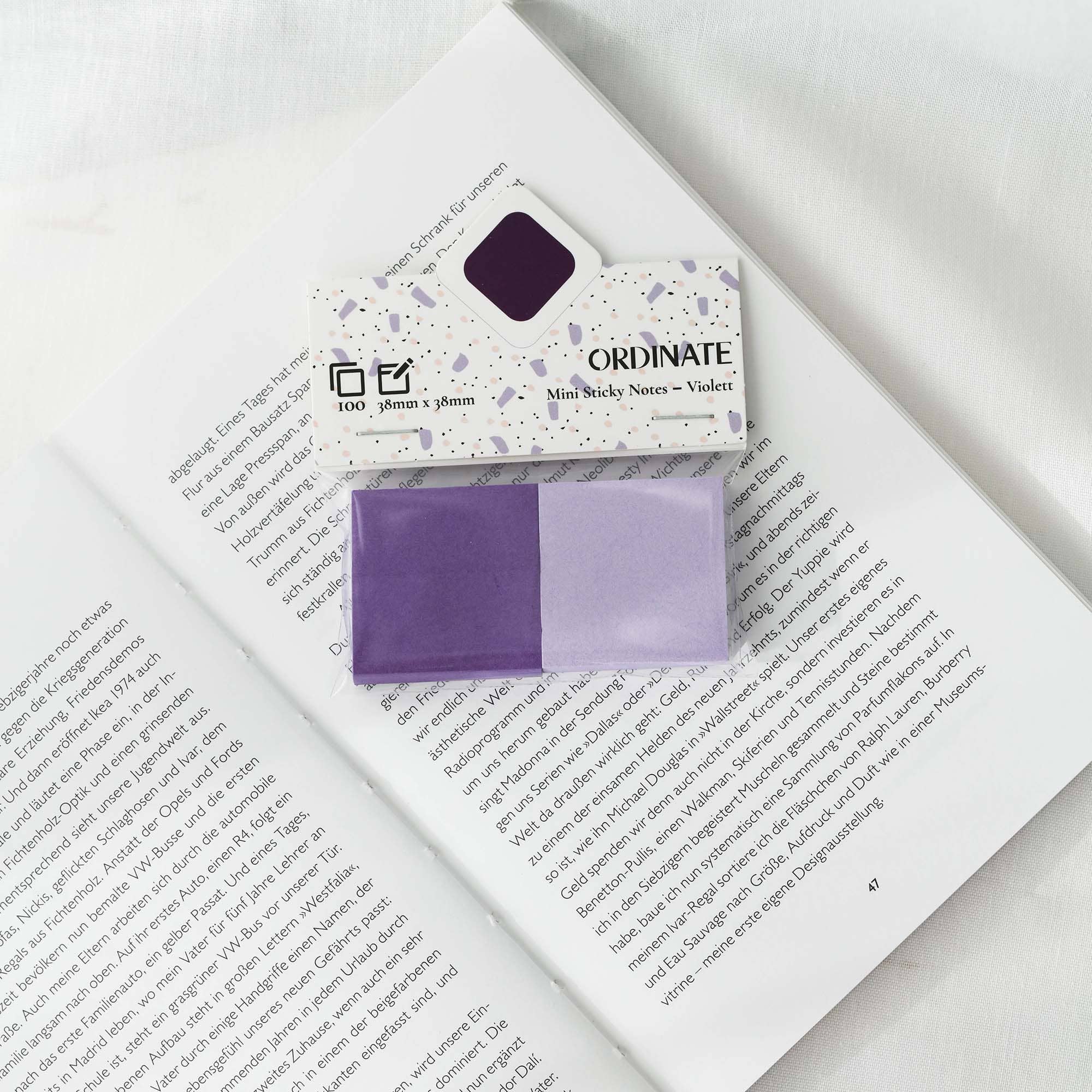 ordinate - Wholesale Sticky Notes - Mini Sticky Notes - Purple | Sticky Notes | Sticky Notes