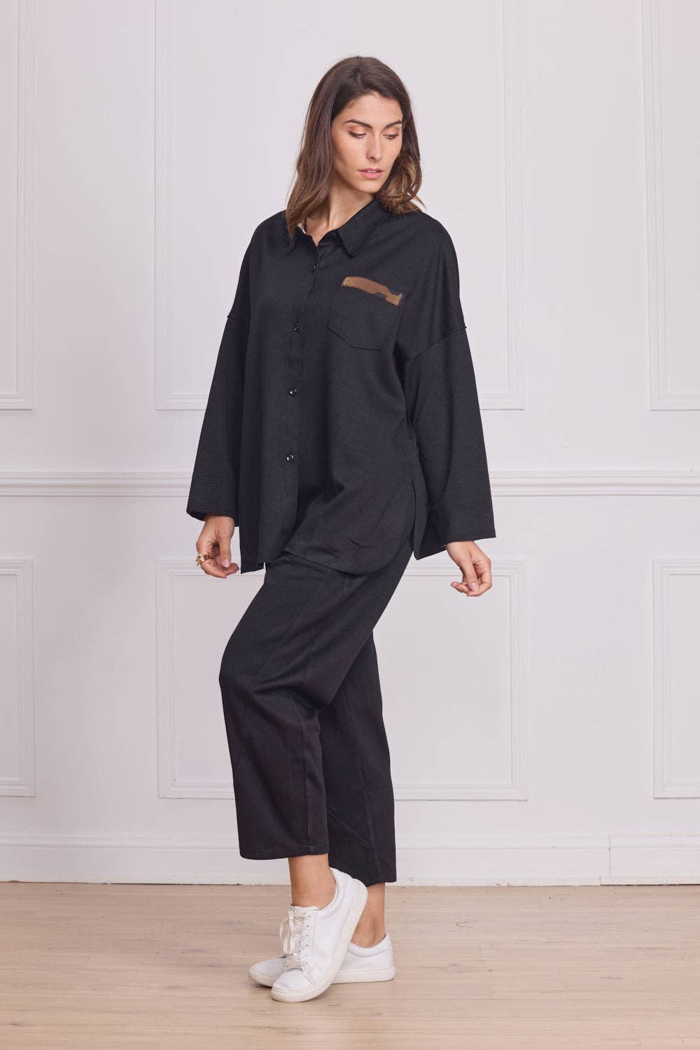 BELLA BLUE - Venta al por mayor Camisa con botones - Mujer - A114-V128 - Camisa4