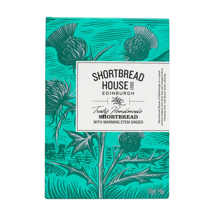 Shortbread House of Edinburgh - Wholesale Cookie - Shortbread Box Fingers Ginger 6oz MP121