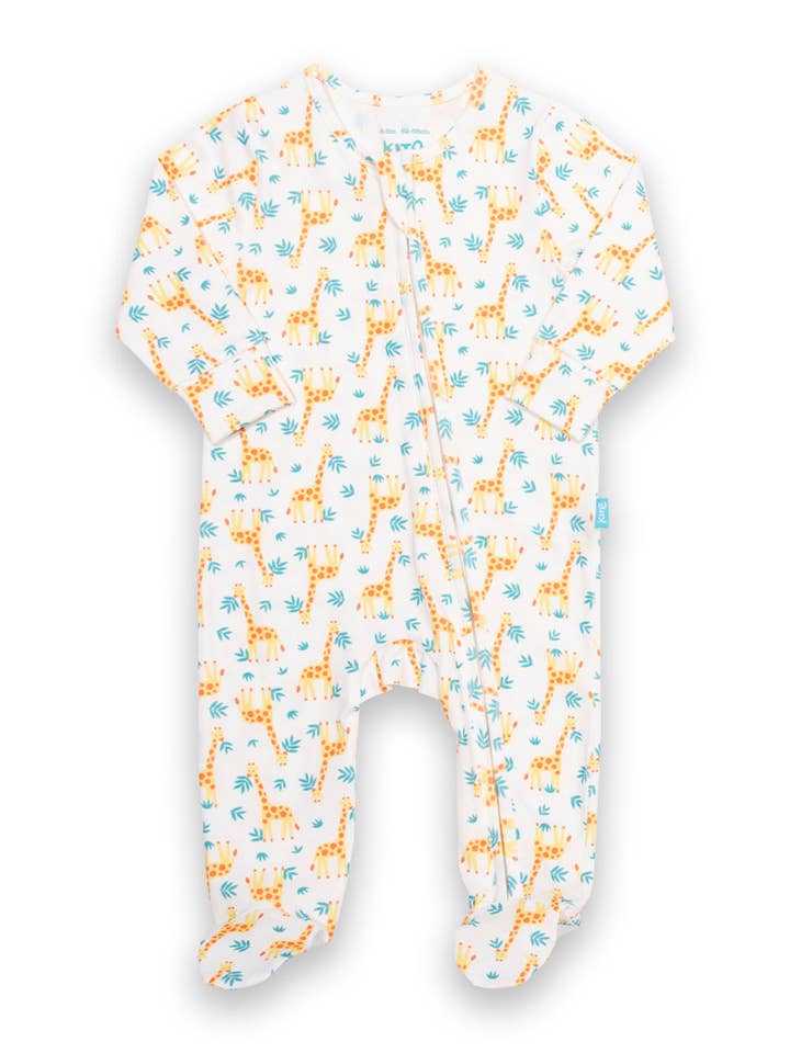 Hello giraffe sleepsuit for wholesale by Kite Clothing