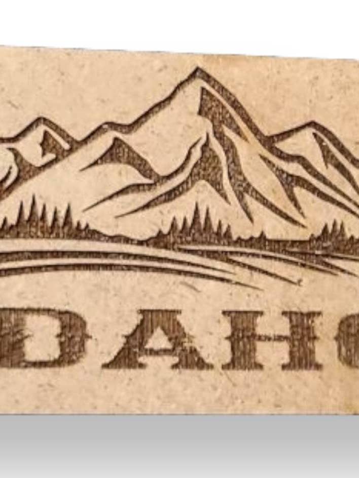 Magnete dell'Idaho e della montagna per la vendita all'ingrosso da parte di Kristi's Keepsakes