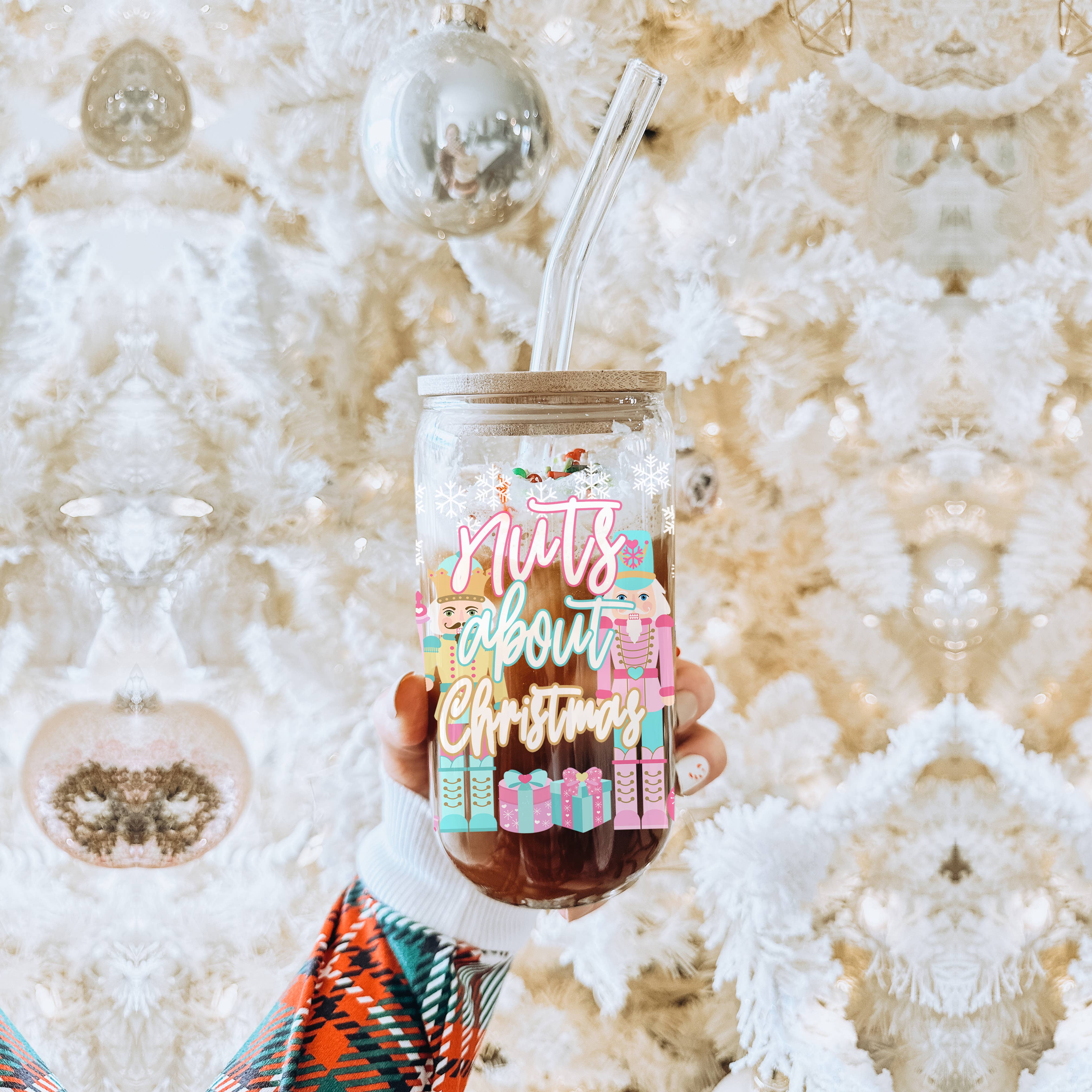 Gia Roma - Wholesale Drinking Glass/Cup - Bless Your Heart | 20oz Tumbler Glass Cups with Lid & Straw96