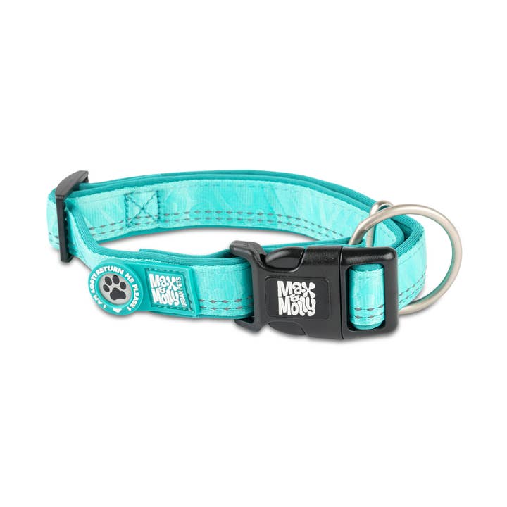 J'AI COMPRIS ! Collier pour chien Smart ID - Matrix 2.0 Turquoise pour la vente par Max & Molly