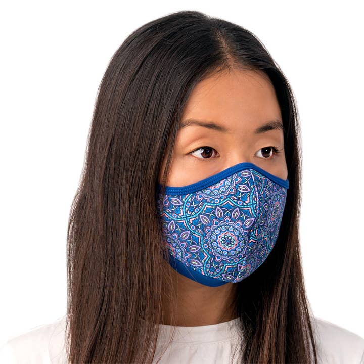 MANA - Wholesale Protective Face Mask/Shield - Men & Women Mandala Glow Mana Mask Carbon Filter2