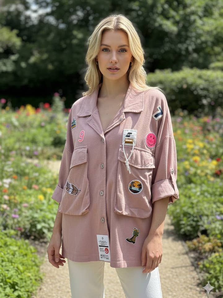 Veste oversize à poches pour la vente par VICTORIA&ISAAC