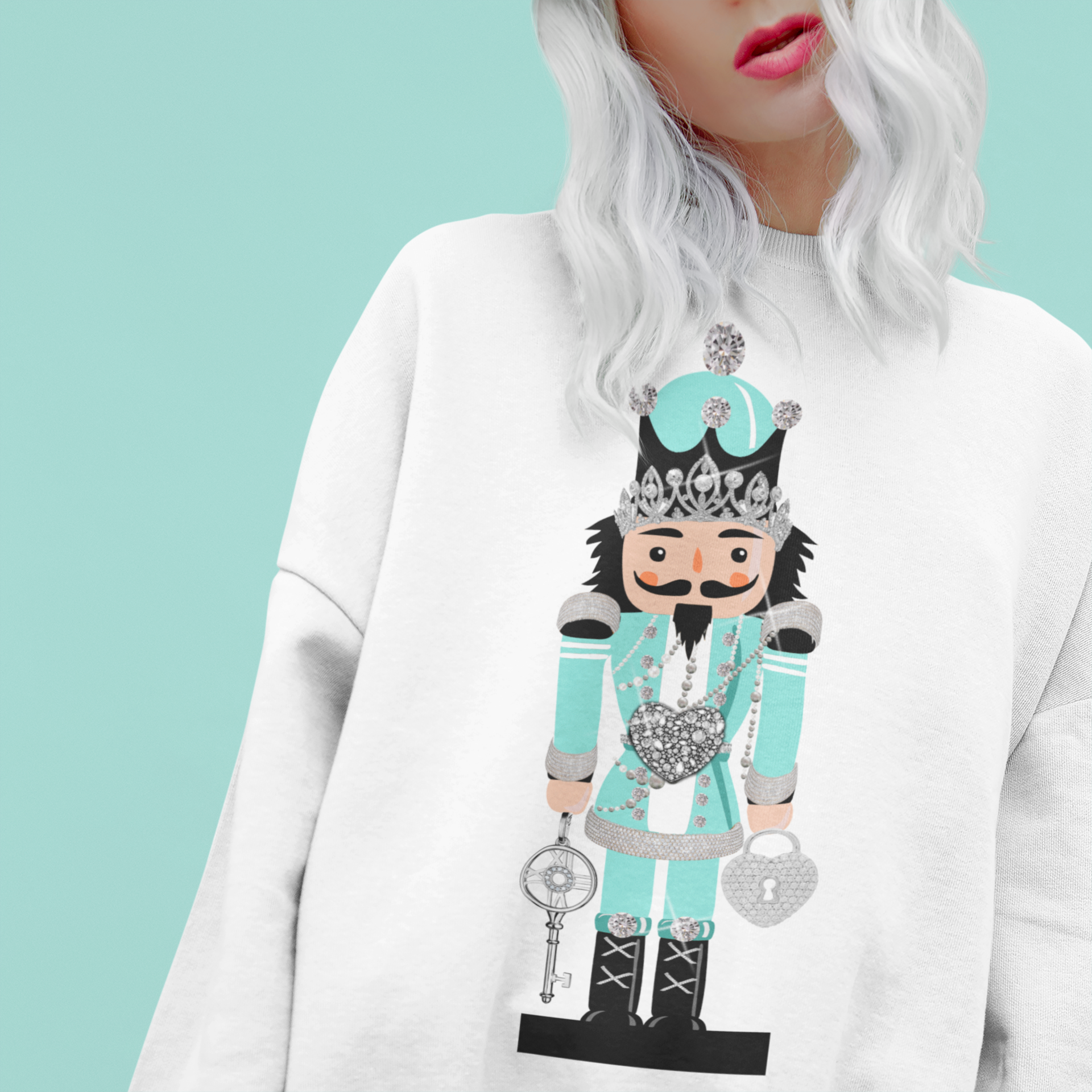 By Jodi LLC - Wholesale Graphic Sweatshirt - Women's - Diamond Nutcracker T-shirt, Graphic Tee, Sweatshirt 2