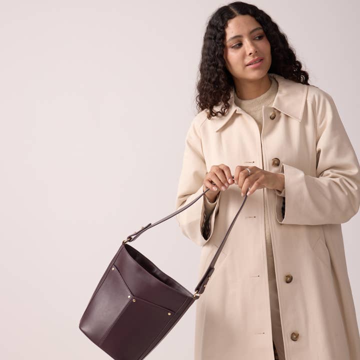 Maradji - Wholesale Shoulder Bag - Women's - SAC SCEAU CUIR FIGUE GABRIELLE1