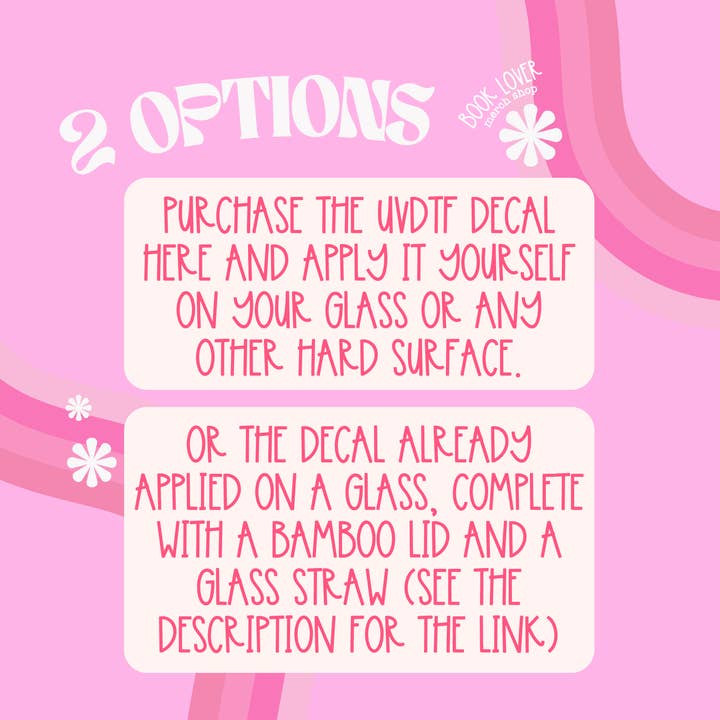 Book Lover Merch Shop - Wholesale Bottle and shot glass display - Romantasy Book Club 16 OZ Glass Can UV DTF WRAP / Bookish3