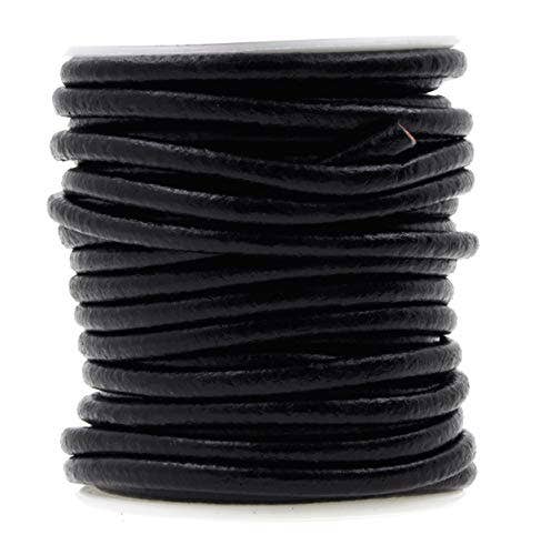 Mandala Crafts - Wholesale Craft Supplies - Mandala Crafts Round Cowhide Genuine Leather String Cord, Natural Rawhide Rope for Jewelry Making, Kumihimo Braiding, Shoelaces7