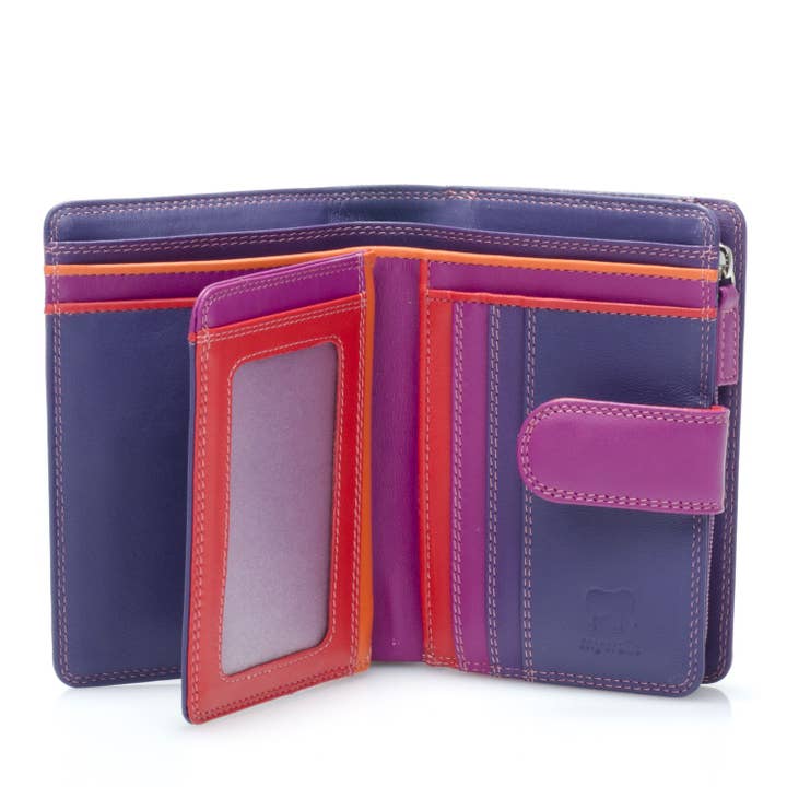 Medium Snap Wallet - Sangria Multi for wholesale by Mywalit