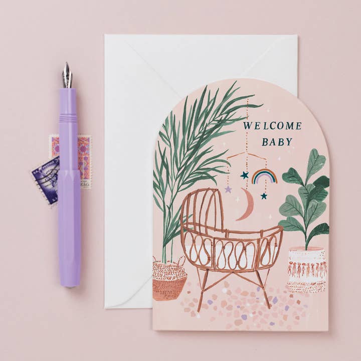 Sister Paper Co. - Wholesale Baby Card - Welcome Baby Card | New Baby Card | Gender Neutral Baby Card0