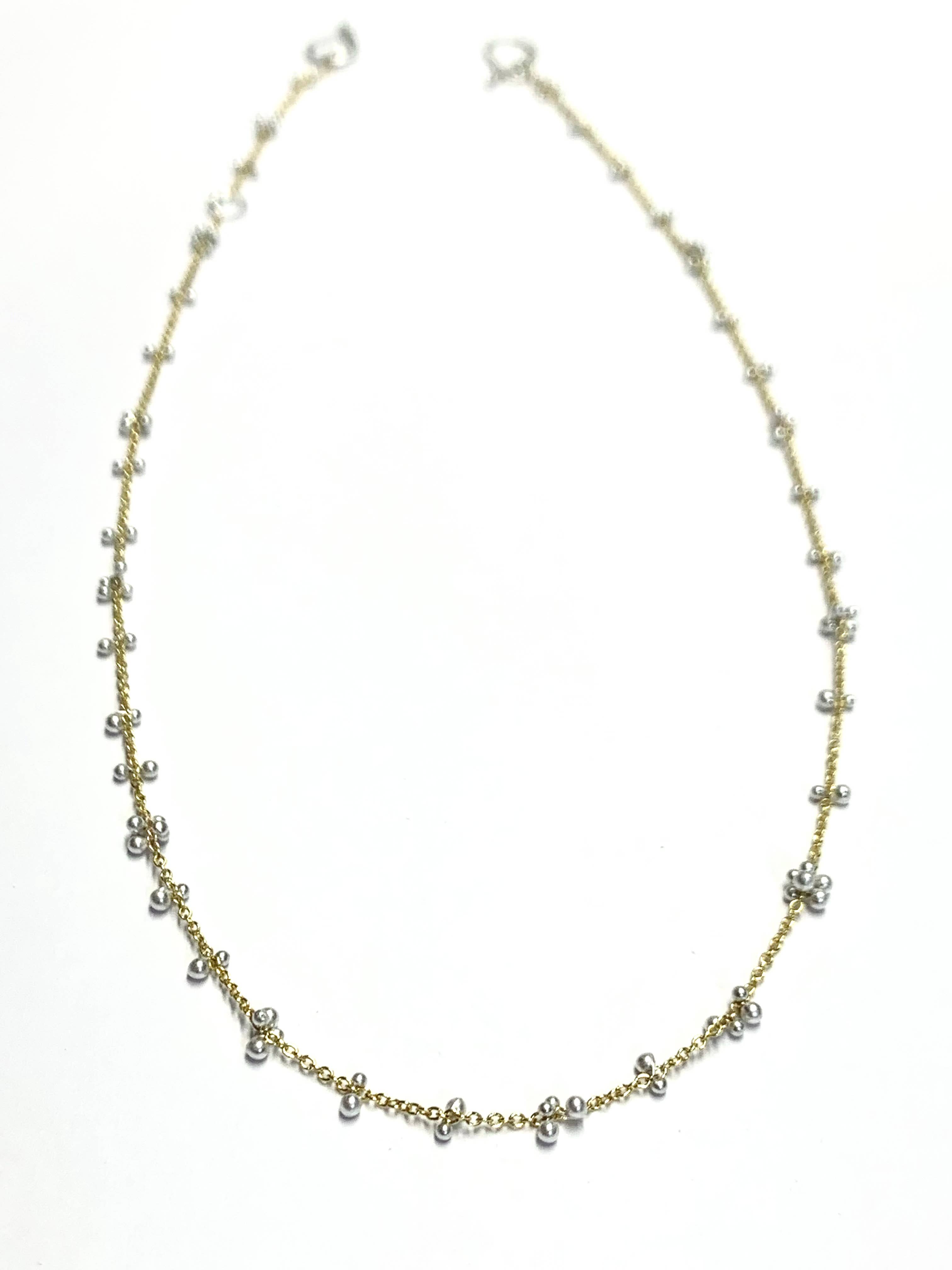 YedOmi Jewelry - Wholesale Link & Chain Necklace - Scattered Caviar Necklace7