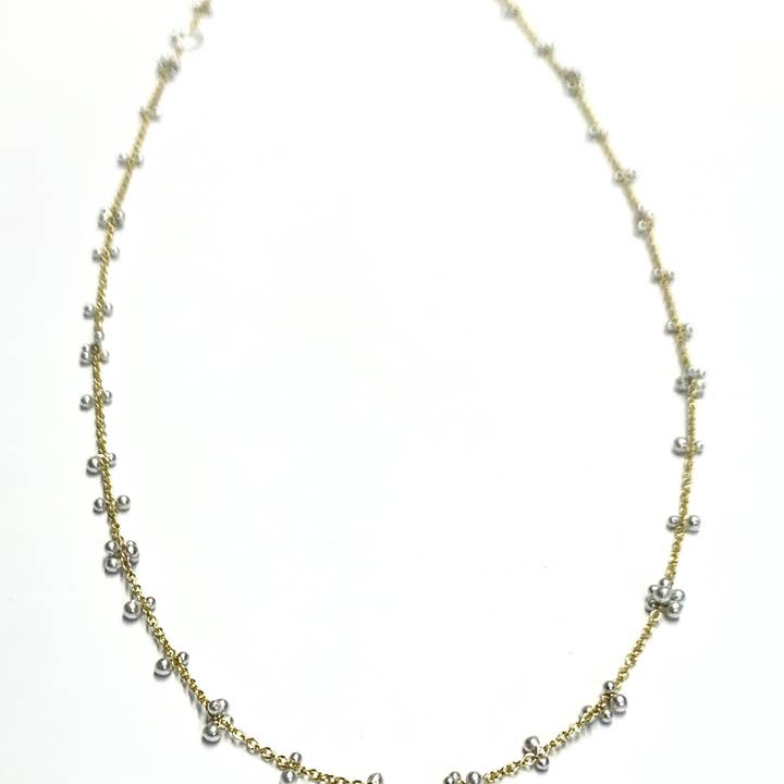 YedOmi Jewelry - Wholesale Link & Chain Necklace - Scattered Caviar Necklace7