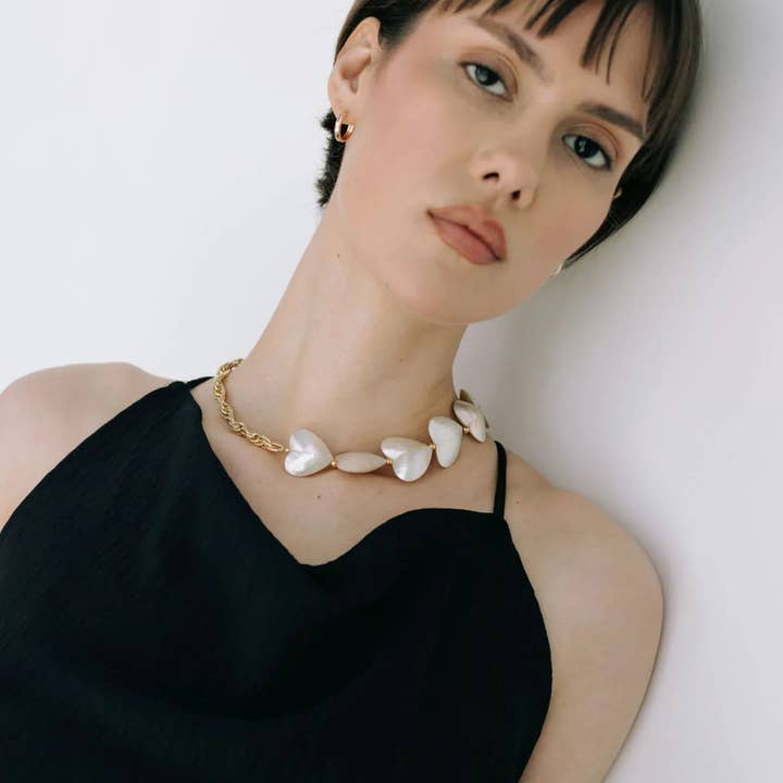 LA MAISON GISEL B. - Wholesale Choker/Collar - Choker bi-matière Judith2