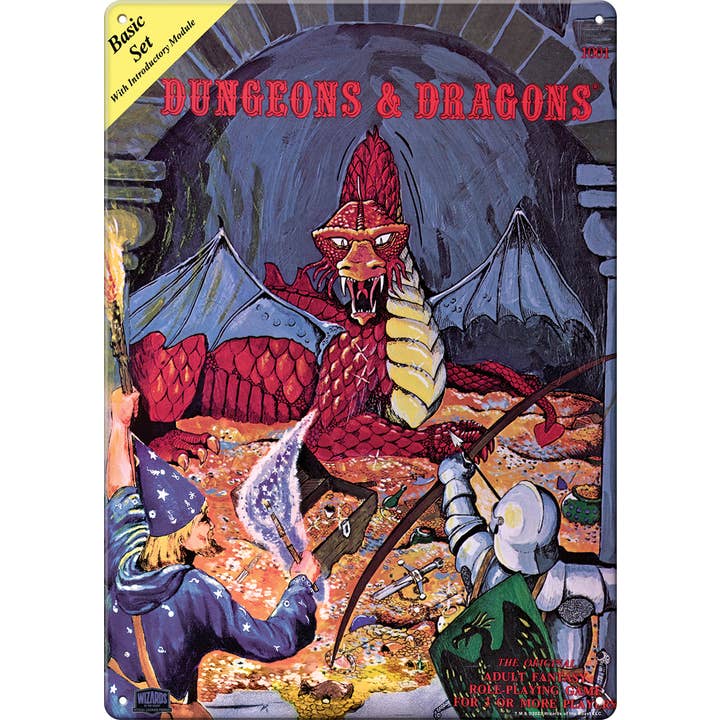 Ata-Boy - Wholesale Sign - DnD Advanced DnD Metal Sign (11.5" x 8.25")