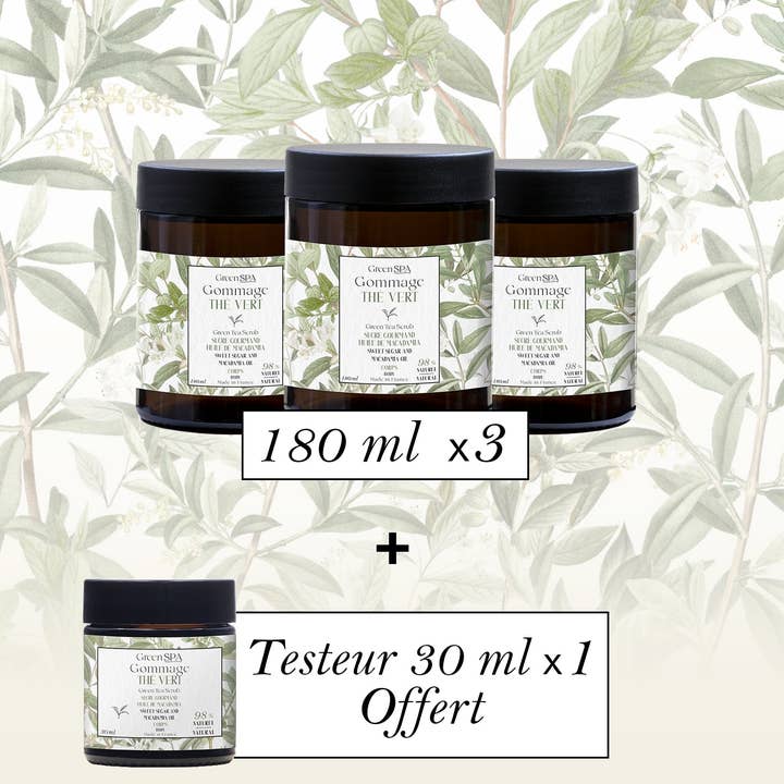 Green Spa - Wholesale Body Scrub/Exfoliant - Green Tea Sugar Scrub2