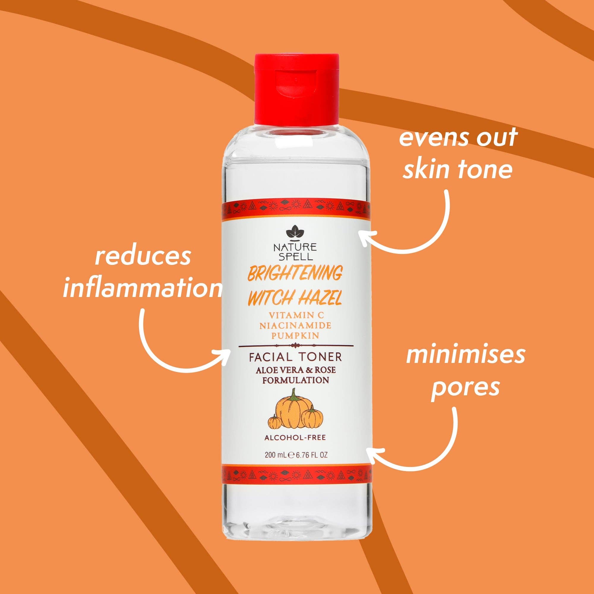 Nature Spell – wholesale Facial Toner – Nature Spell Brightening Witch Hazel Face Toner with Vitamin C7