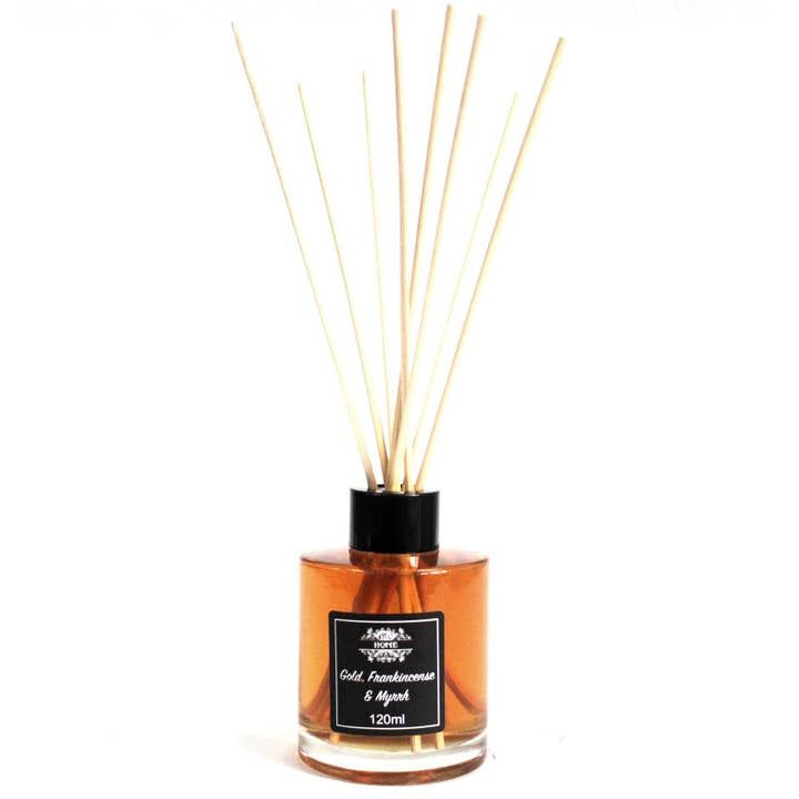 AWGifts Europe - Wholesale Reed Diffuser - RDHF-12 - 120ml Reed Diffuser - Gold, Frankincense & Myrrh2