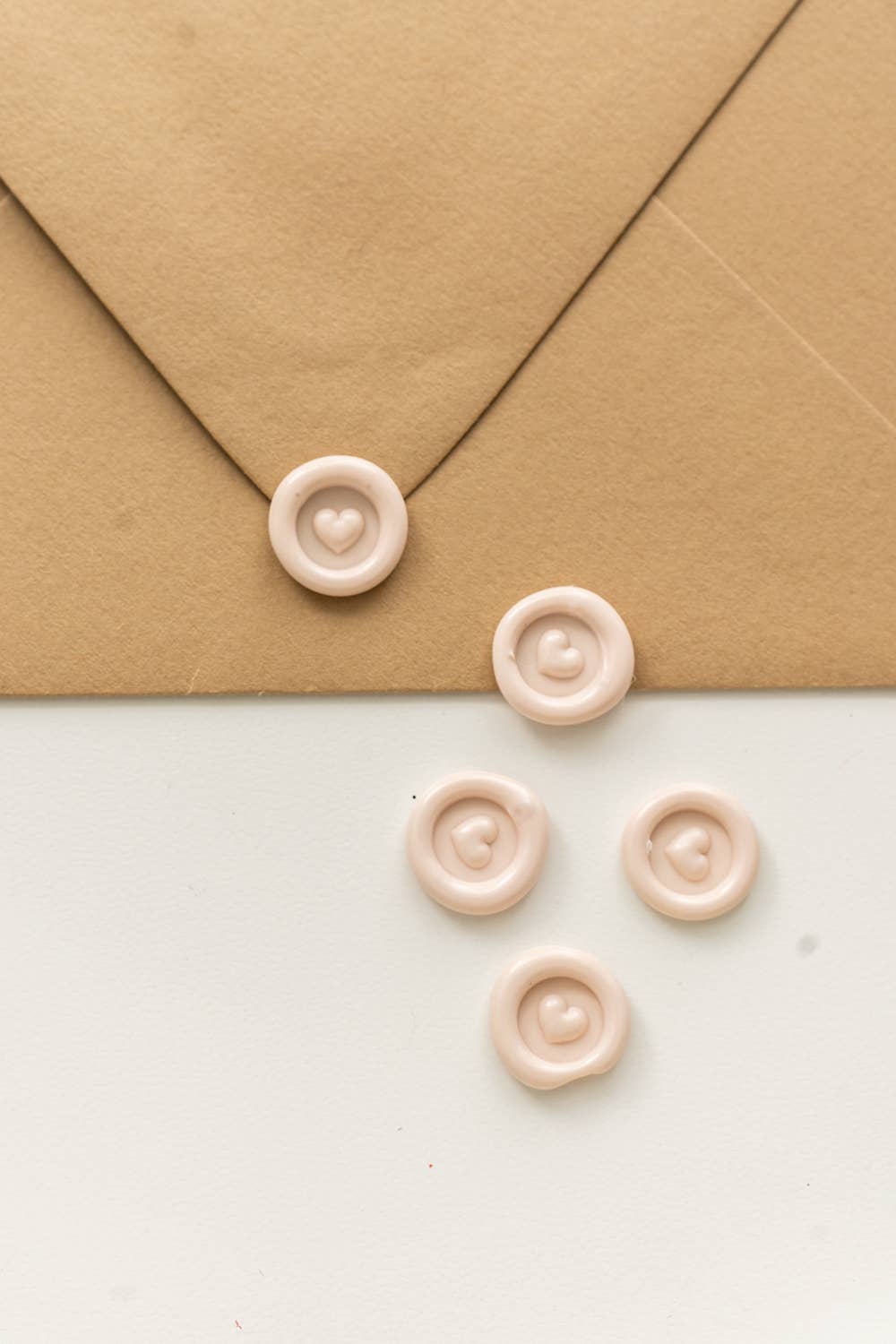 Written Word Calligraphy - Wholesale Rubber/Decorative Stamp - Heart 9mm Mini Wax Seal Head5