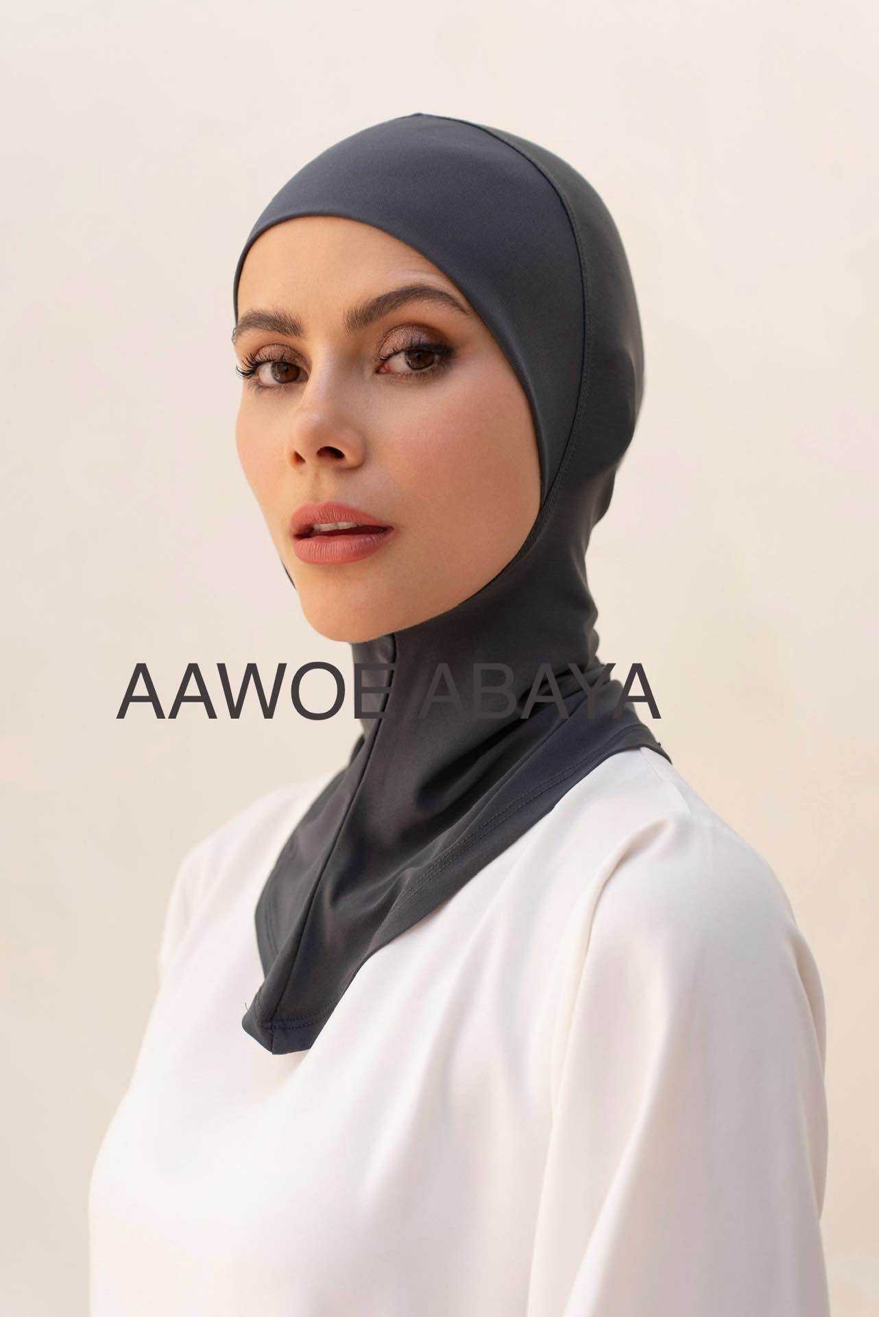 Aawoe Abaya – wholesale Hijab - Dam – Elegant hijabmössa med kaffekant - 228816