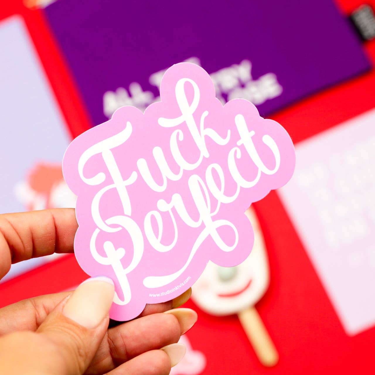 Studio Inktvis – wholesale Sticker – Fuck Perfect Sticker1
