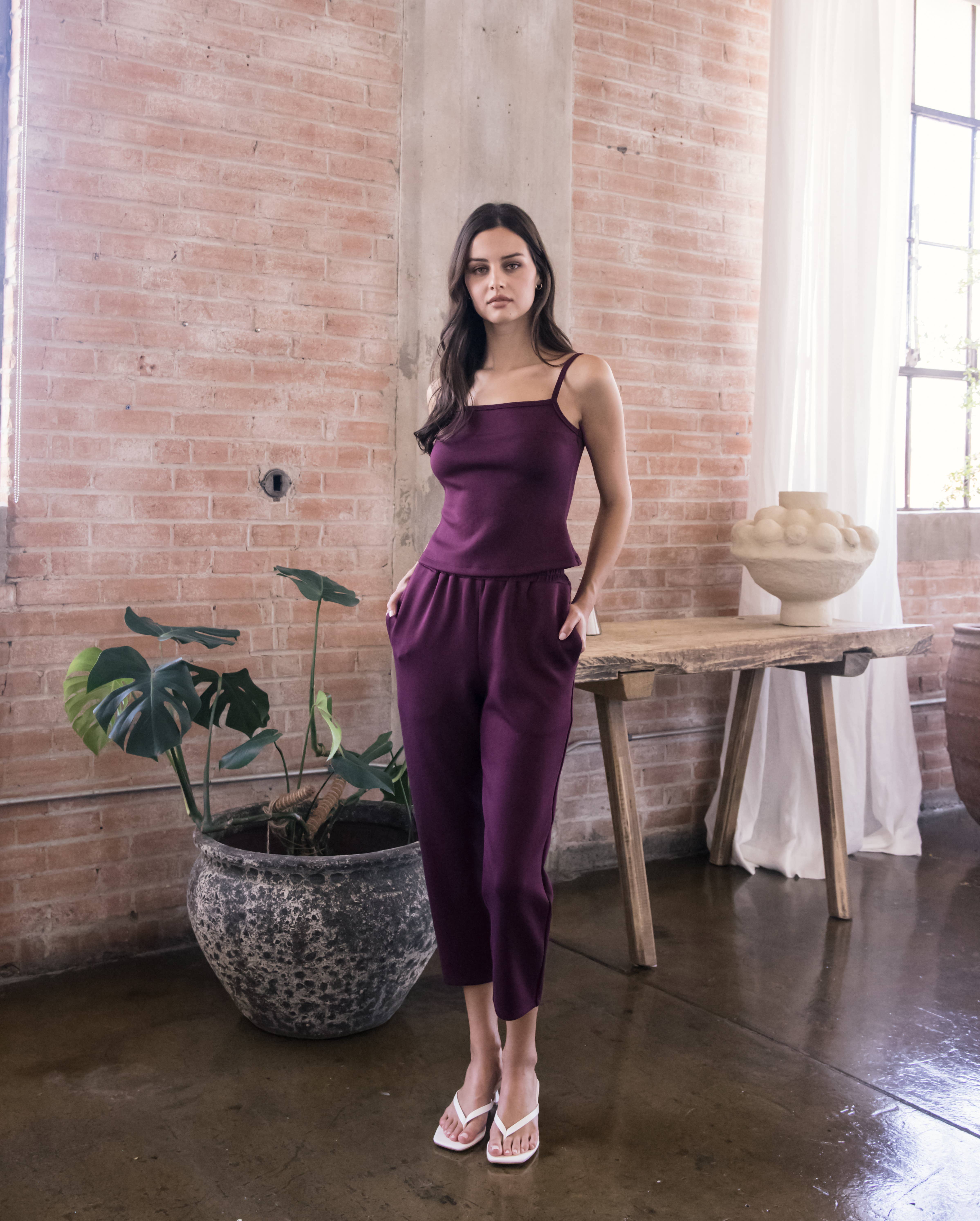 P. CILL - Wholesale Pants - Women's - P. CILL Butter Modal Waist Band Ankle Pants14