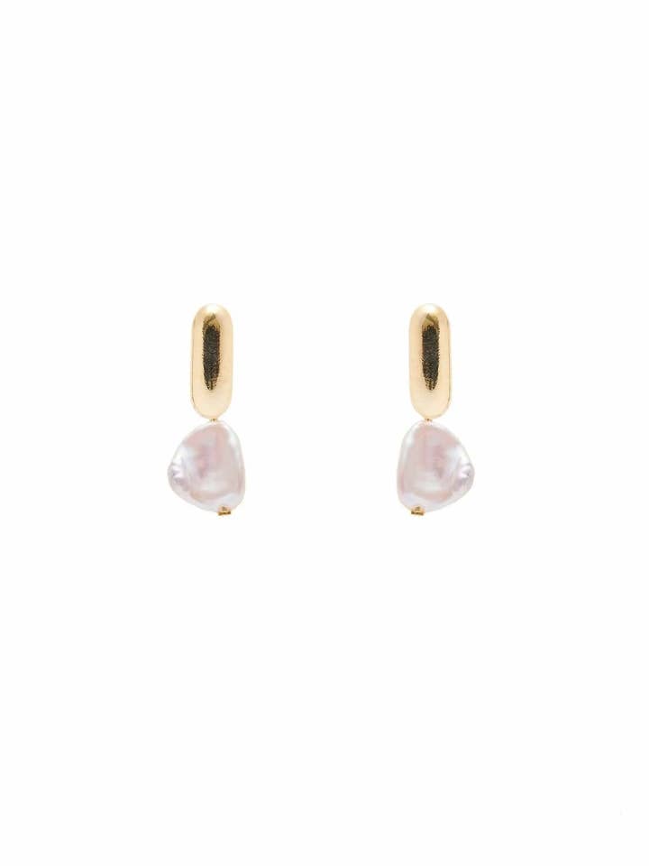 Nugget Pearl Earrings for wholesale by Sofia Godinho