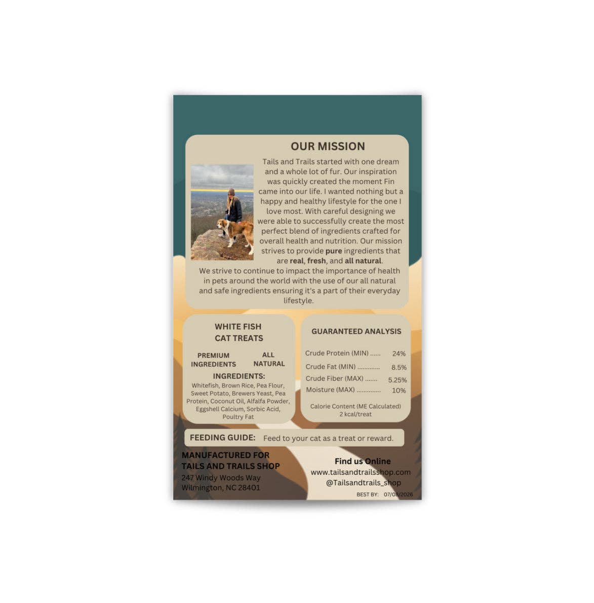 Tails and Trails - Wholesale Pet Treats - Cat - WHITE FISH3